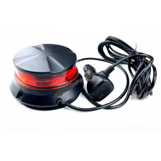 Маяк светодиодный 18 LED 12/24 V   h=40мм, d-120мм  на магните 5192