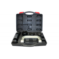 Съемник сайлентблоков универсальный (скоба + 8 оправок) Авто Дело 40910 Съемник сайлентблоков универсальный (скоба + 8 оправок) Авто Дело 40910