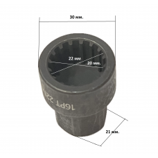 Головка торцевая для системы VANOS *22мм.16 гр. (BMW B38,B48,B58;FORD 1.0L ECOBOOST) 68974