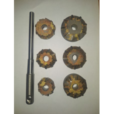 Набор зенкеров для восстановления седел клапанов ZETOR   10596