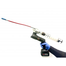 Шприц аккумуляторный  беспроводной для смазки  кривая ручка KR-5511