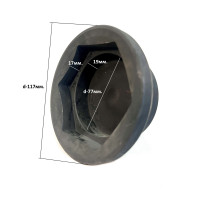 Ключ ступицы  85мм. 6гр. SAF   VR80051