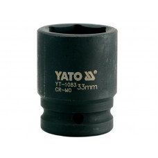 Головка короткая ударная 33 мм. 3/4"   6 гр.  YATO-1083