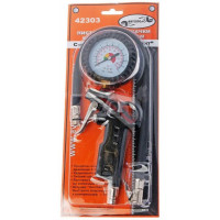 Пистолет для подкачки  шин с манометром 10 атм.  АД  42303