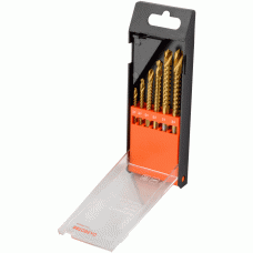 Набор свeрл с зубчатой кромкой  6шт. 3,0-8,0мм. HSS4241 АД 45221