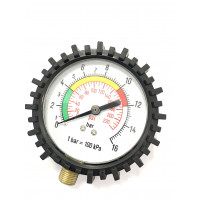 Манометр  к пистолету подкачки 16 bar  М11х1  14410, PR-0505