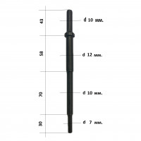 Ударная оправка для направляющих втулок клапанов  d-7 мм. 14712