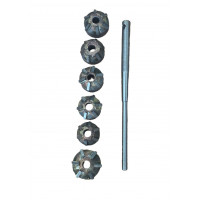 Шарошки для седел клапанов  ВАЗ 2110-2112   6 зуб. 10507, 11940